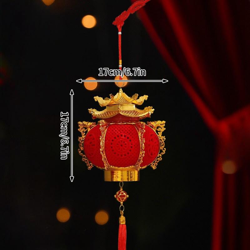 2025 Chinese New Year Lanterns Spring Festival Red Lanterns Pendants Decoration Traditional New Year Handheld Hanging Lantern
