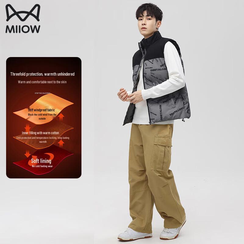 MiiOW Men's Padded Vest