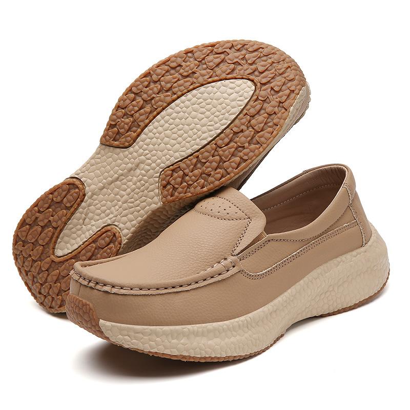 2025 Large Size Spring and Autumn Women's Light and Comfortable Casual Trend, One Pedal Thick Sole Does Not Fall Off the Heel Half Slippers