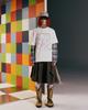 The Museum Visitor W Zipper Gored Skirt (Khaki Brown)
