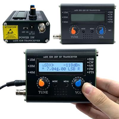 5W UsDX Minden üzemmódú HF adó-vevő QCX-SSB-ről SSB-re 3 sávos Minden üzemmódú adó-vevő DSP SDR-rel Nagyfrekvenciás adó-vevő + Mikrofon
