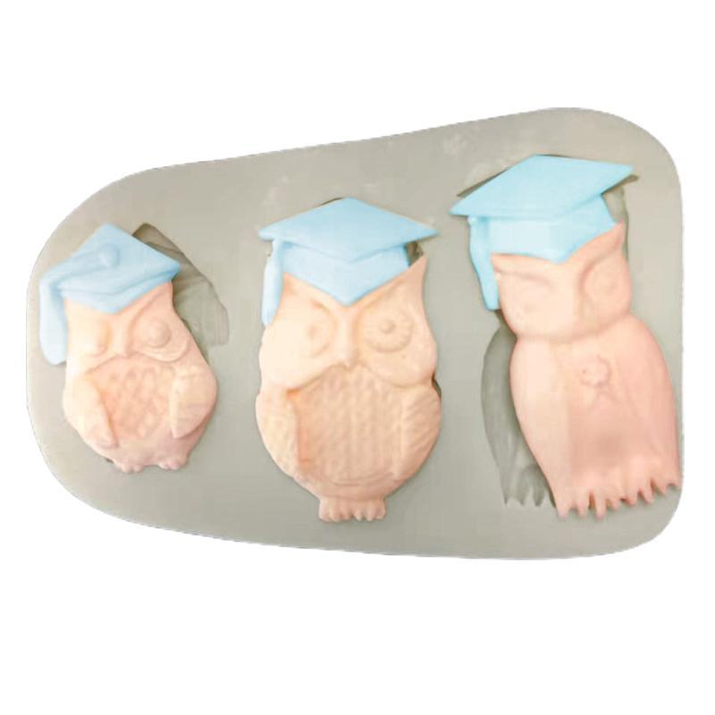 DIY Silikonform mit Abschlussmotto Cupcake Fondant Kuchen Dekorationswerkzeuge