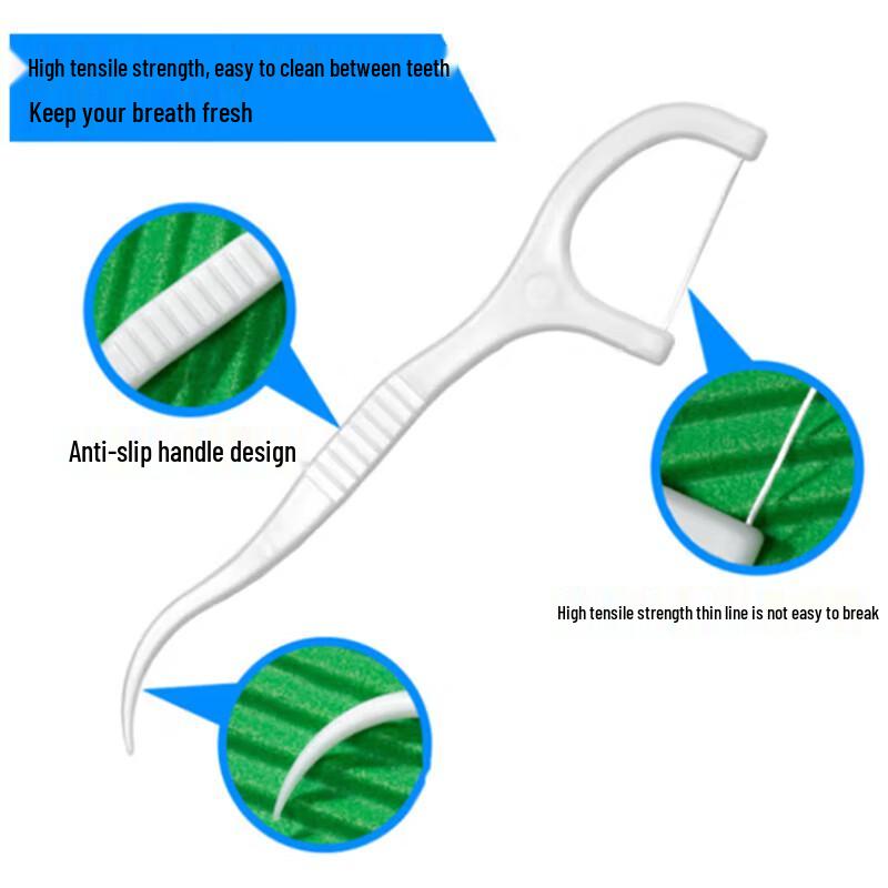 Chidian Ultra-Fine Round Disposable Dental Floss Picks