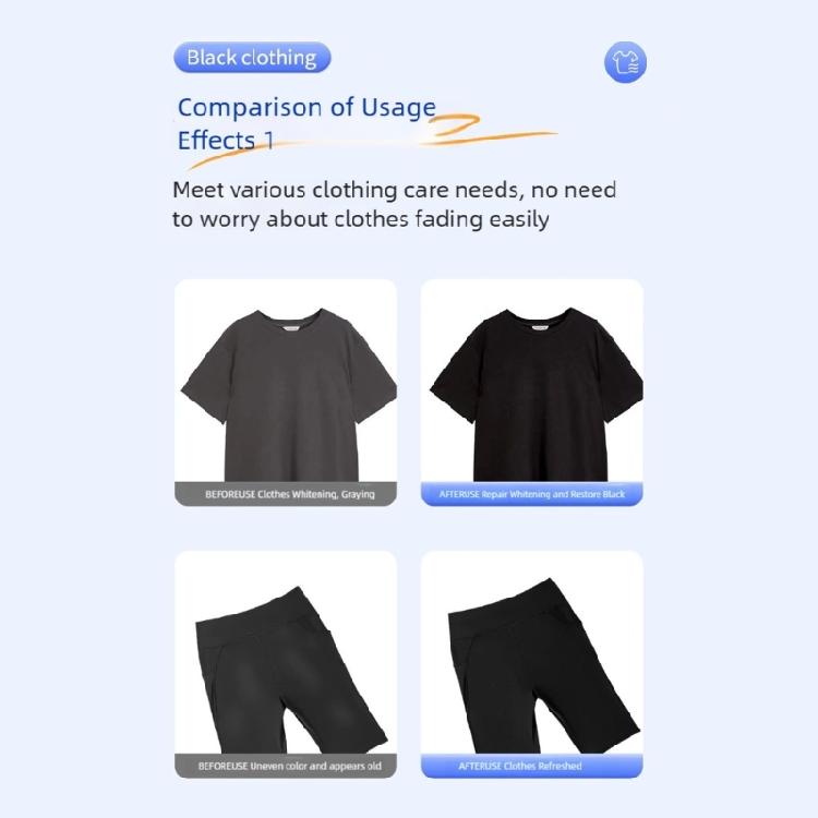 Dark Clothing Detergent Sheets Enhancing Formula Odors Protect Fabric Black Color Restoration Cleaning Sheets