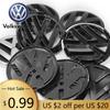 W23For VW Jetta MK5 Golf VW 120mm 110mm Car Logo Emblem Hood Front And Rear Tail Mark Rear Badge 6R0853600A Accessory Fo