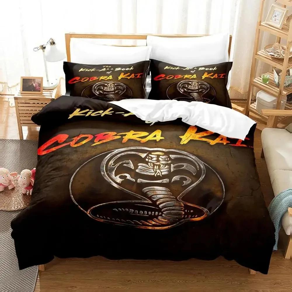 Karate Kid Bedding Set Boys Girls Twin Queen Size Duvet Cover Pillowcase Bed Kids Adult Fashion Home Textileextile