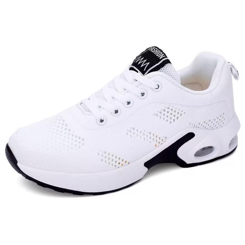 Lässige Damensportschuhe mit atmungsaktivem Mesh-Obermaterial, dicken Sohlen, vielseitig und modisch