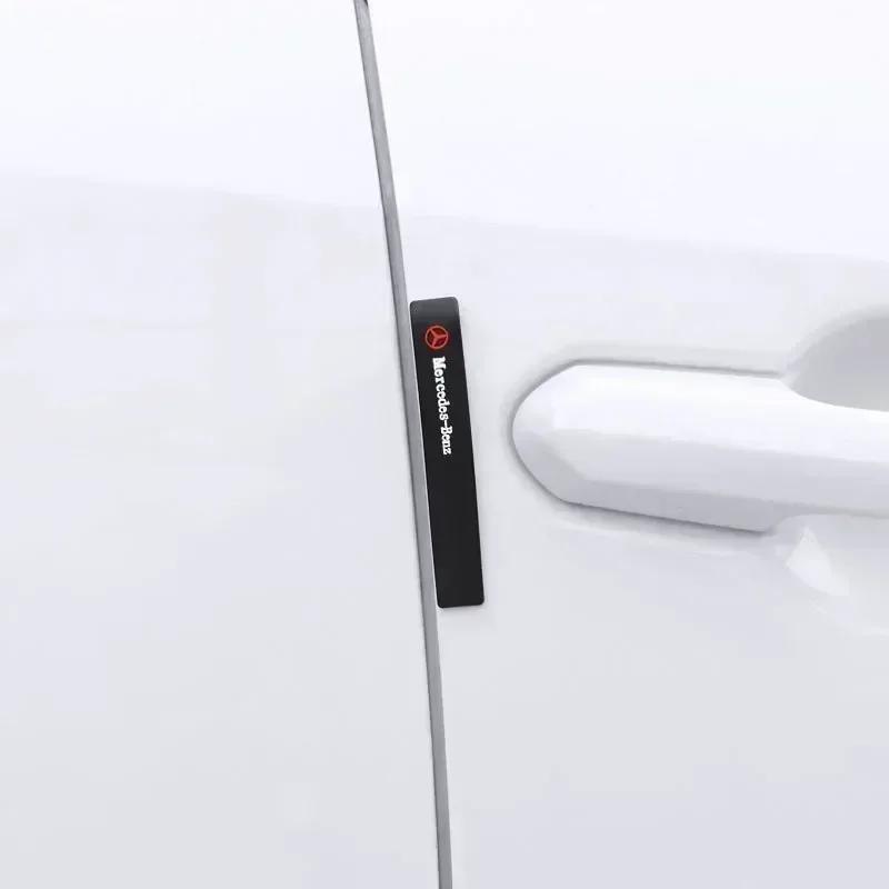 6Pcs Rubber Strip Car Door Anti Collision Protective Sticker For Mercedes Benz AMG GLE GLS CLS GLC CLA GLA GLK ML C197 R231 W167