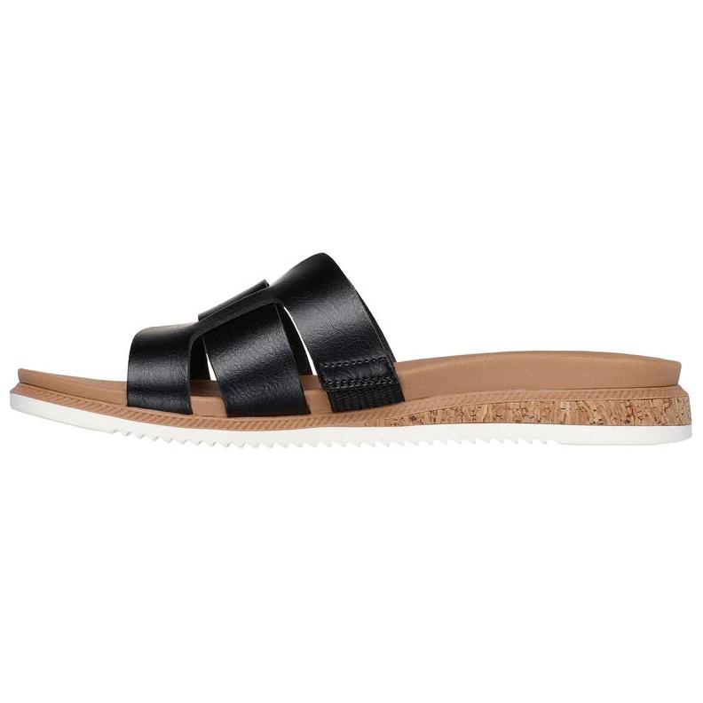 Skechers Bobs Desert Kiss Low - Peak Look Comfortable Soft Slide Sandals Women sandals Black Brown 114707-BLK 37