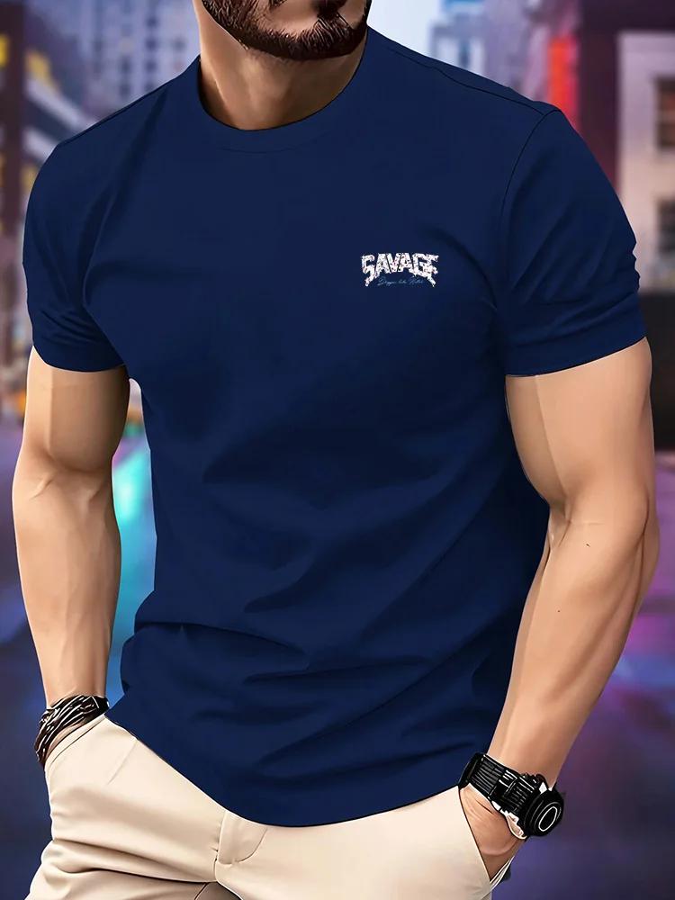 Unisexs Savage Letter TShirt Glitter Diamond Print ONeck Short Sleeve Casual Hip Hop Streetwear Graphic Tee Tops
