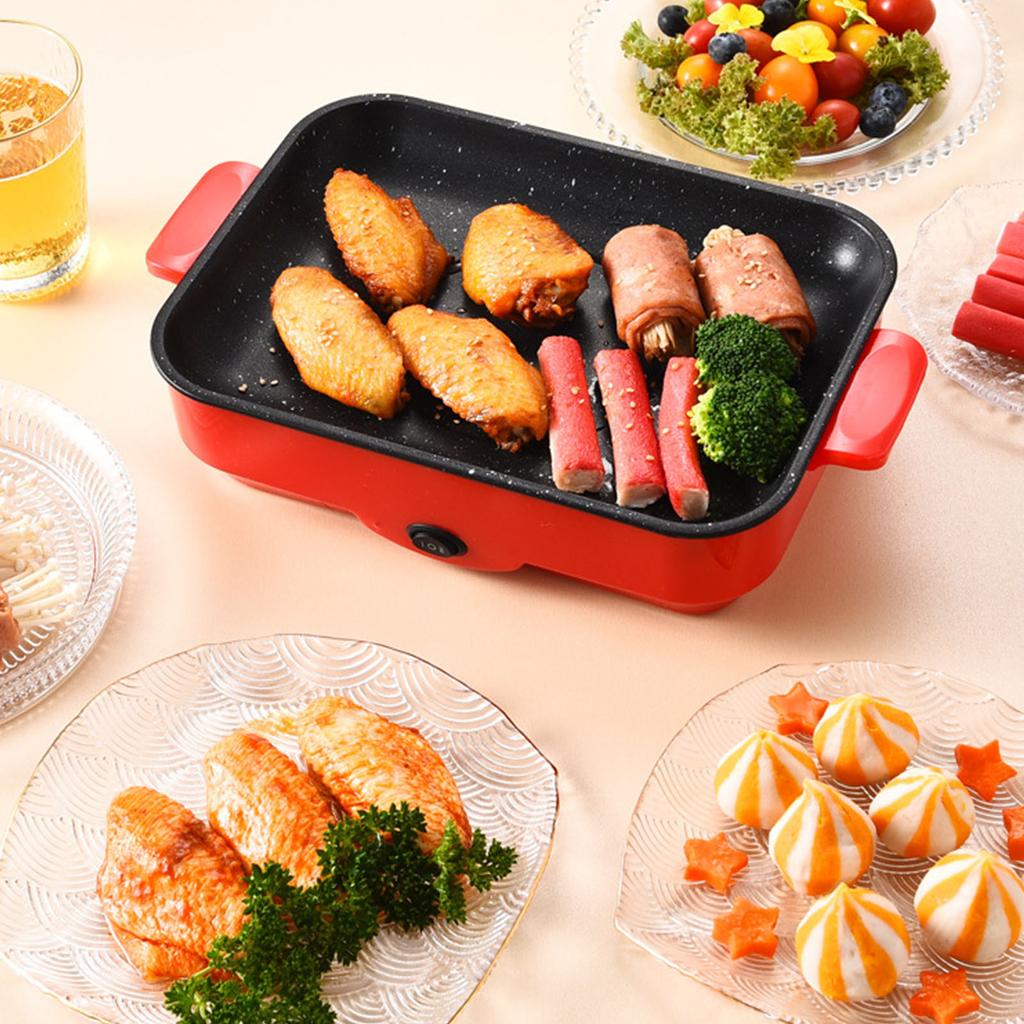 Elektrische Bakplaat Anti-aanbak Binnen Multifunctioneel Kookpan Barbecue Grill