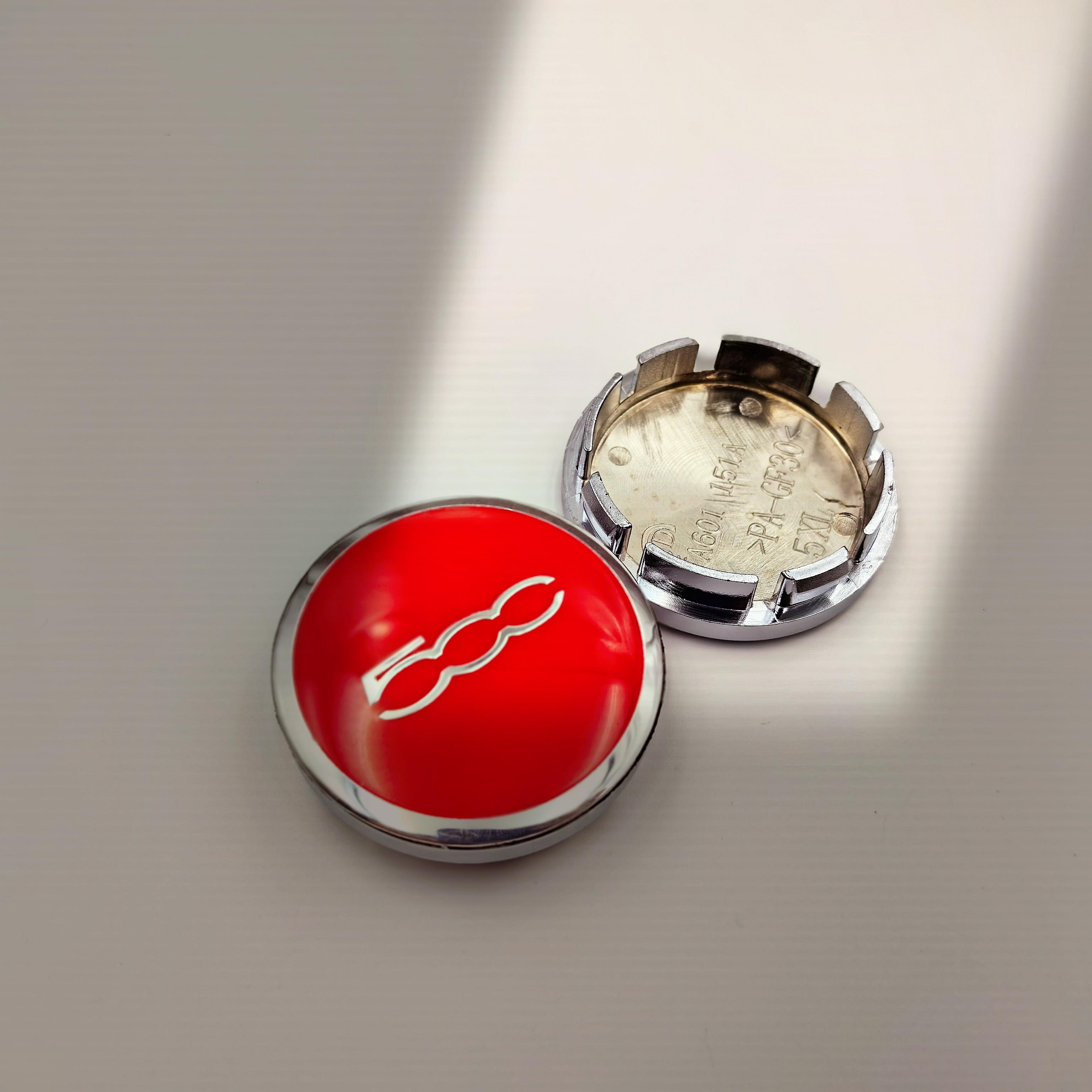 

4pcs 56mm 5.6cm fiat logo car Wheel Center Hub Cap auto Rim refit dust-proof badge cover styling accessories for fiat 500 Abarth 4pcs