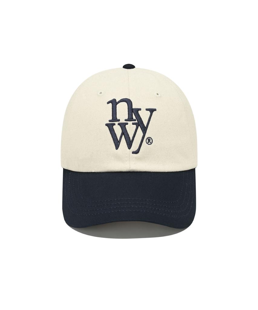 Nyuyogwogseu Logo Two-Tone Ball Cap_Navy