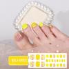 Gel Toenail Stickers Gel Manicure Stickers 3D Phototherapy Nails Semi-cured Toenail Stickers