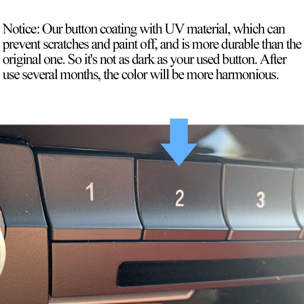 Couvercle de bouton de commutation pour Console de tableau de bord de voiture, Radio, lecteur CD, pour BMW série 3 M3 M4 F20 F21 F22 F23 F30 F32 F35 F34 F36 F45