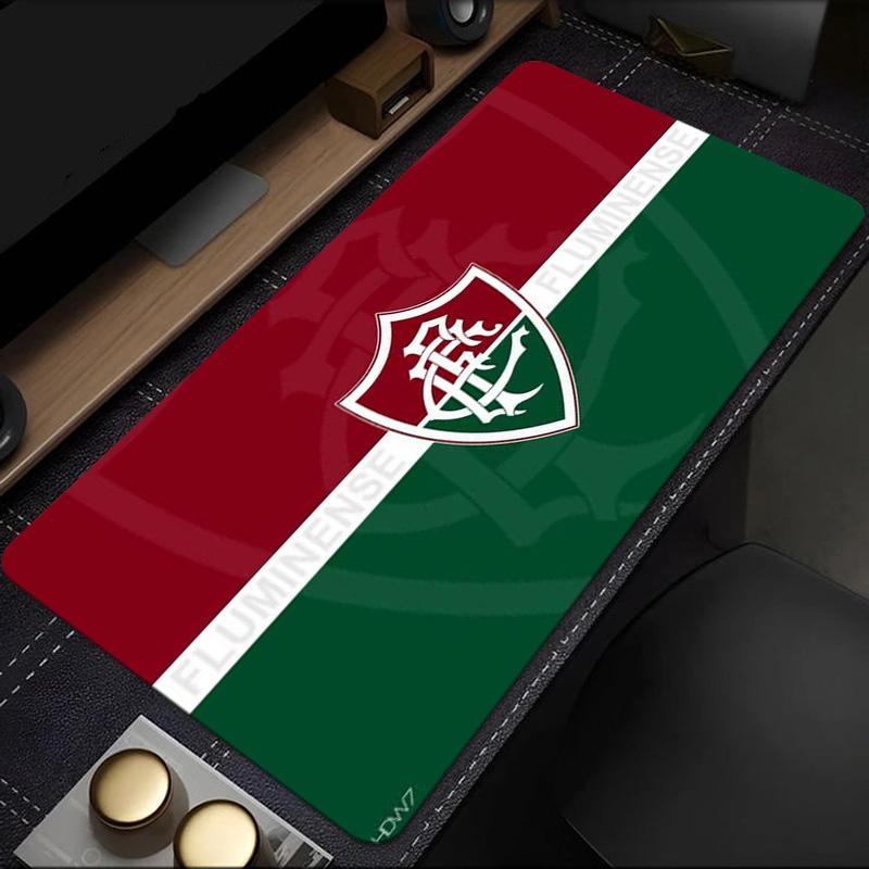 Fluminense Fc Crest mouse pad, rubber base, esports desk mat, mouse pad for gamers and office use, gaming desk , easy to clean mat