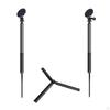Golf Monopod Phone Holder Aluminum Alloy with Ground Stake Smartphone Mount Selfie Rod for Training