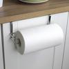 New Paper Roll Towel Holder Stainless Steel Racks Under Drawer Cabinet Door Back Hanging Hook Holder Kitchen Bathroom Gadget