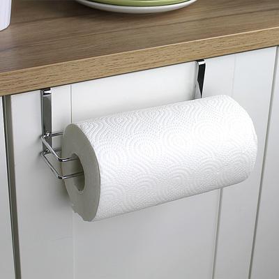 Neuer Papierrollenhalter Edelstahlregale Unter Schublade Schranktür Rückseite Hängehaken Halter Küchen-Bad-Gadget