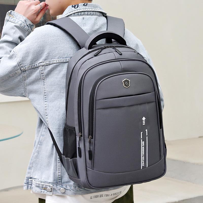 Leisure Laptop Bag, Outdoor Hiking Oxford Cloth Backpack, Men's Fashionable Commuting Multi Compartment Backpack
