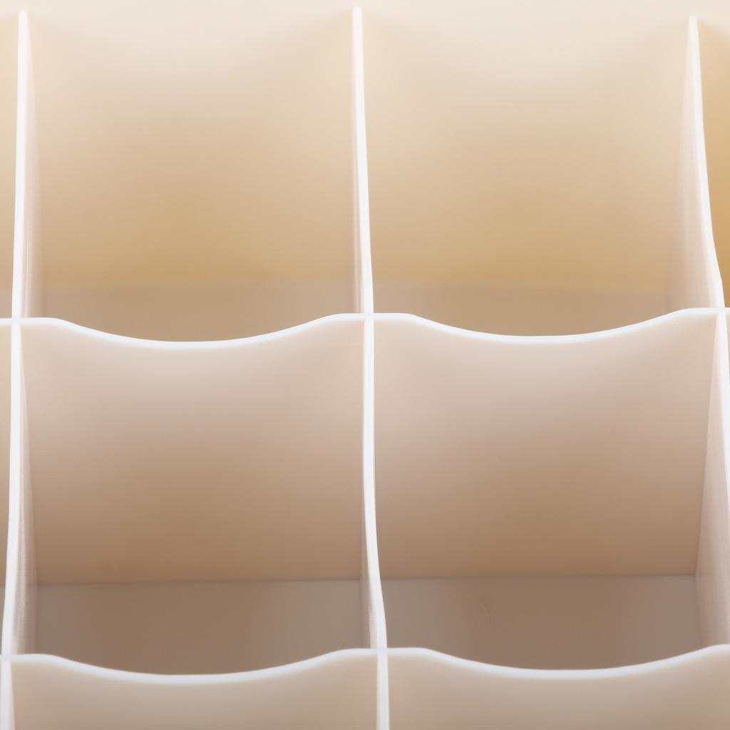 Underwear Organizer Large Capacity High Edges Sturdy Durable PP Underwear Storage Box for Family