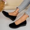 Women's Spring and Durable Solid Color Versatile Lightweight Soft Bottom Casual Fashion One Step Sneakers