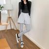 Women's Stretchy Elastic Leggings Shorts Plain Color