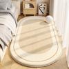 Imitation Cashmere Carpet, Cool and Non-slip Household Bedroom Bedside Blanket, Dirt-resistant and Wear-resistant Living Room Bay Window Mat