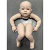 NPK Clearance Sales 24Inch Huge Baby Toddler Reborn Lottie kit Doll Unfinished Doll Parts included Cloth body and Eyes