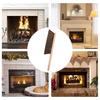 2026 New Wooden Handle Fireplace Brush for Removal, Hearth & Corner Cleaning Tool, Fireside Cleaning Brush for Fireplaces