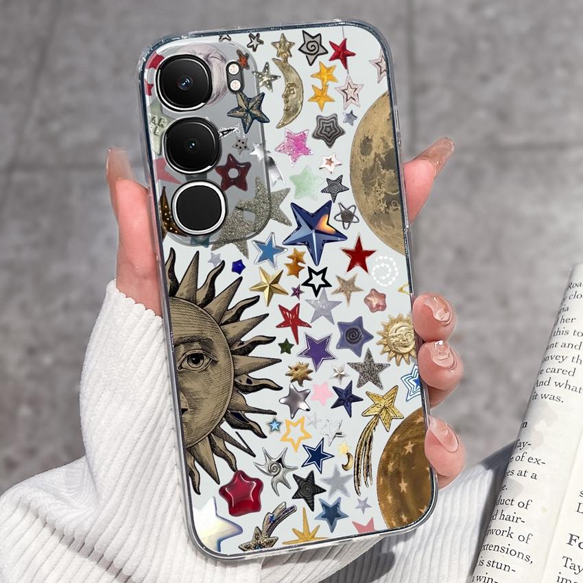 Cute Casing For Vivo Y19s Y19 Y17s Y17 Y16 Y15 Y13 Y12 Y11 Phone Covers Cute Penguin Frog Housing Clear TPU Non Slip Silicone Soft Shell For Vivo Case