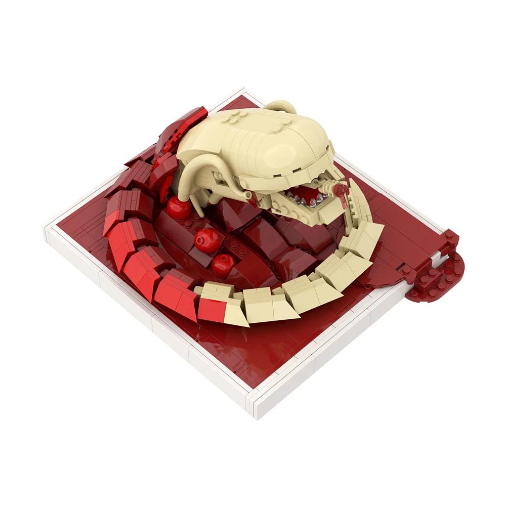 Gobricks MOC Xenomorph Chestburster Bausteine Alien Monster Steine Spielzeug Geschenk