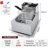 8L / 10L Large Capacity Stainless Steel Constant Temperature Fried Chicken Stove Commercial Single Double Electric Deep Fryer