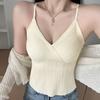 Women's Summer Removable Chest - Pad No - Bra Needed Camisole Vest Slimming Lining Top
