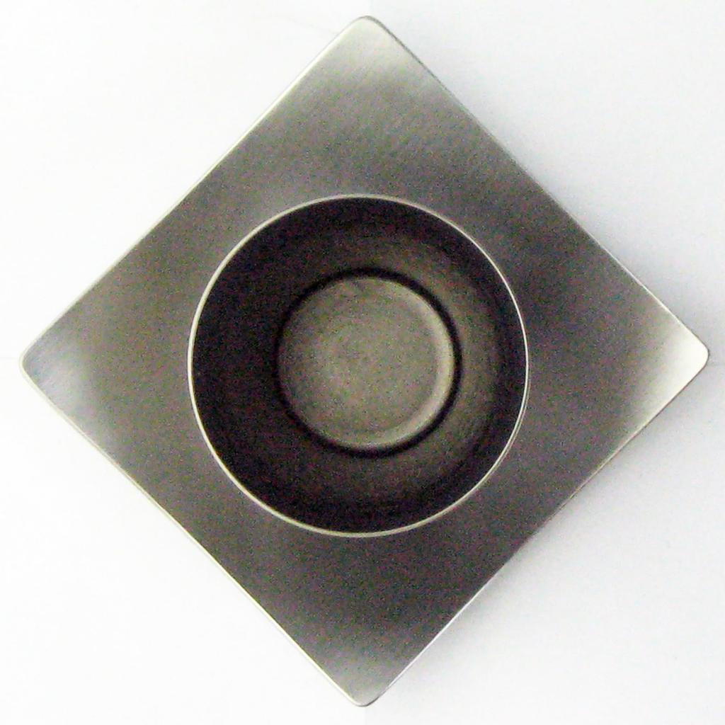 Nagao Ochoco Sake Glass 65ml Titanium with Saucer Spilled Sake Set SAKEMOOD Made in Japan