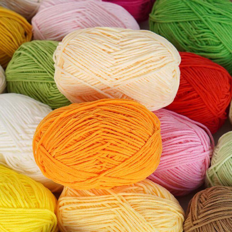 Meng Xiao Ya Matte Chenille Golden Velvet DIY Crochet Doll Bag Kit