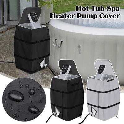 Housse de protection pour pompe de chauffe-eau de spa Housse de protection pour pompe de spa étanche et robuste Spas Piscines Housse anti-poussière Pièces de rénovation domiciliaire