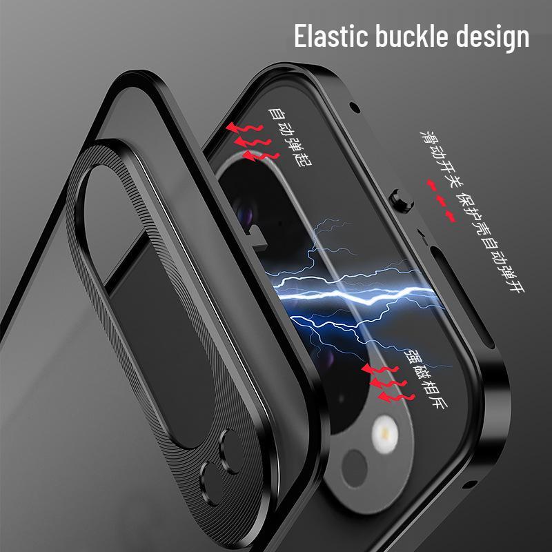 Google Pixel 10 Pro XL Metal Frame Magnetic Snap Phone Case