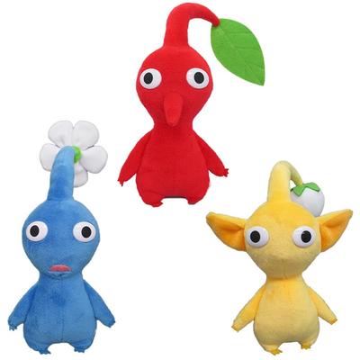 Pikmin Stuffed Toy Set of 3 Blue Yellow Height 17cm (red Pikmin, Pikmin, Pikmin),