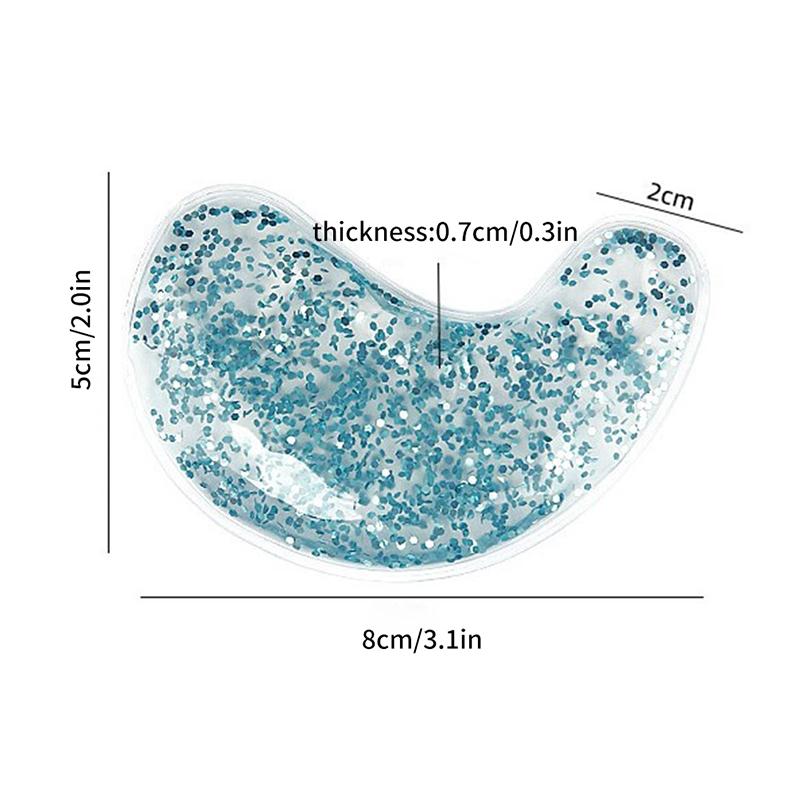 Gel Eye Bag Patch Reusable Gel Eye Ice Pack  Cold Eye Patches Reusable Gel Eye Cooler Heater Patches Relieves Puffiness