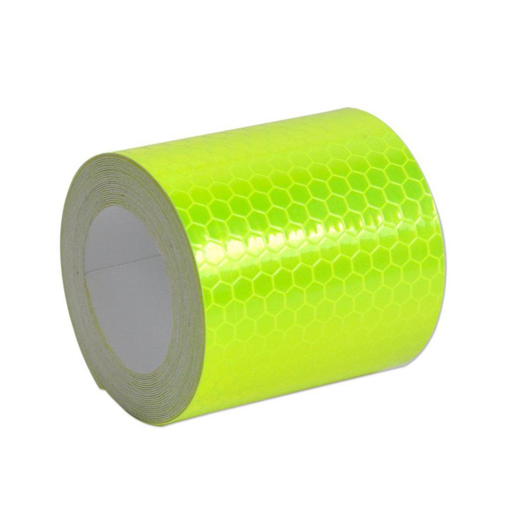 5cm x 3m Self-Adhesive Reflective Warning Strip for School Buses, Trucks, & Bicycles - Night Visible Decoration Sticker
