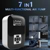 Portable Wireless Digital Air Pump for Car Motorcycle Bike Tire Inflator with Auto Stop Charging Smart Electric Pump White