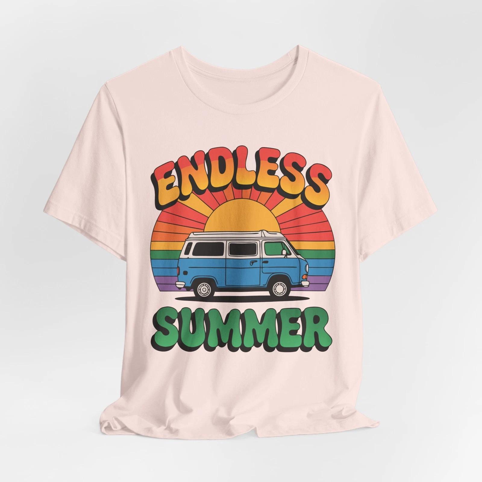 

Retro Endless Summer Unisex Tee – Perfect for Travelers, Dreamers & Sun Lovers XL