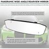 Universal Anti Glare Wide Angle Panoramic Rearview Mirror Clip On Eliminates Car Blind Spots for SUV Truck Vehicle