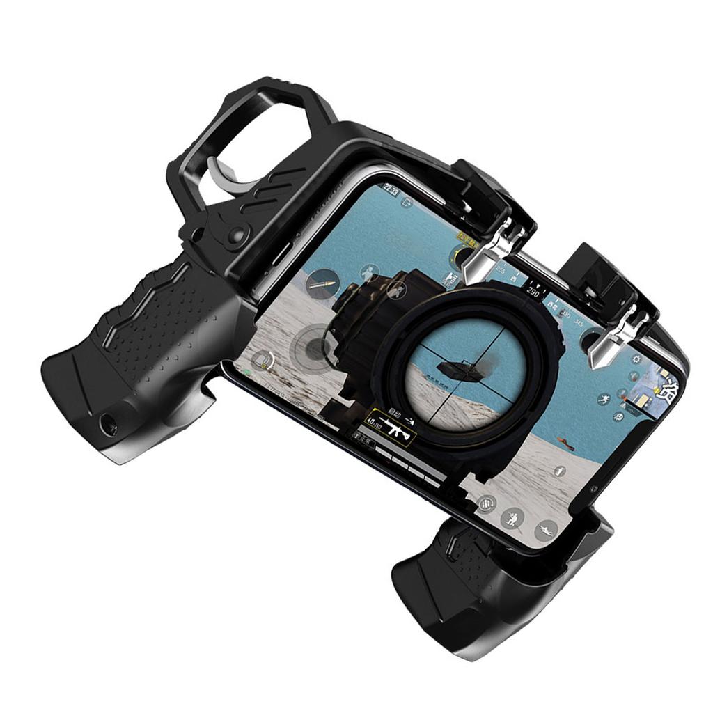 Cell Phone Gamepad Control Multifunctional Mechanical Buttons Mobile Game Controller for 4.7‑6.5 Inch Phone