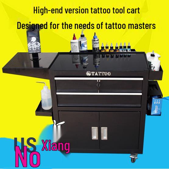 Tattoo Tool Cart with Drawer – Portable Roller Workstation Upgrade
