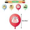 Alien Pou Cartoon Party Decoration Includes Cake Toppers, Balloons, a Banner