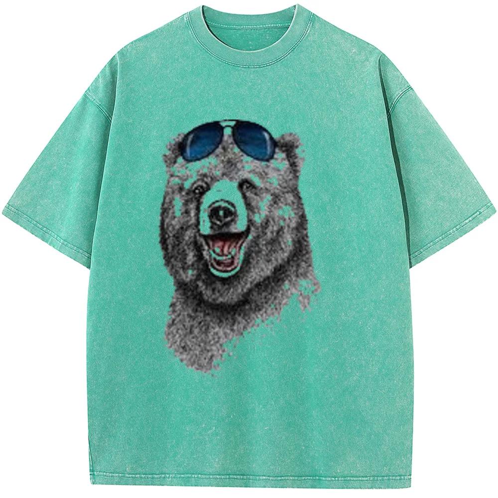 90s vintage unisex washed old T-shirt Hip Hop Streetwear Men Washed T-shirts Washed Old High Quality T-shirt