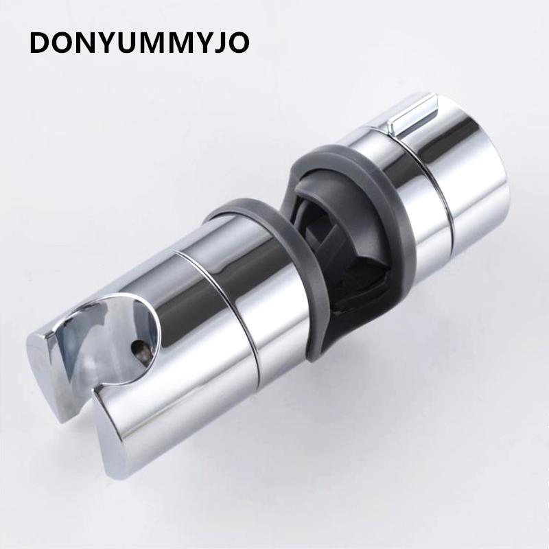 High Quality ABS Chrome Shower Head Holder 18-25MM Bathroom Bracket Rack Slide Bar Shower Accessories