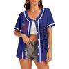 Children's Casual Cartoon Print Short-sleeved Baseball Jerseys Children's Sportswear Top